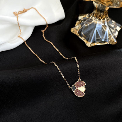¡®Aura Jewels¡¯LUCKY  CARNELIANS LADYBUG NECKLACE