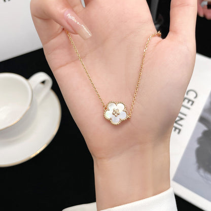 ¡®Aura Jewels¡¯LUCKY WHITE MOP PLUM BLOSSOM  BRACELET