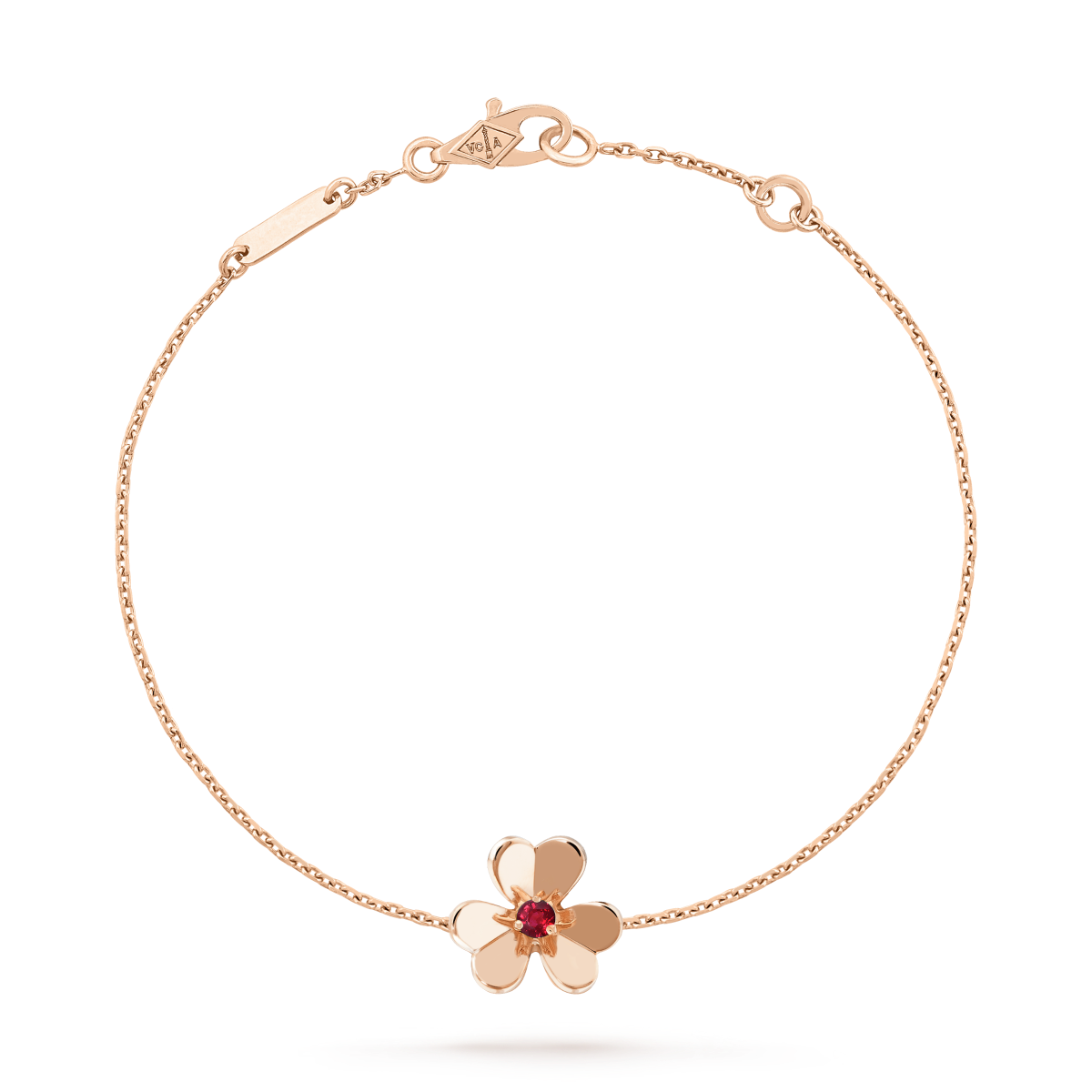 ¡®Aura Jewels¡¯FRIVOLE GOLD FLOWER PINK MALACHITE BRACELET