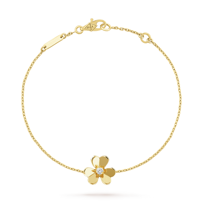 ¡®Aura Jewels¡¯FRIVOLE GOLD FLOWER PINK MALACHITE BRACELET