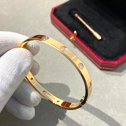 ¡®Aura Jewels¡¯LOVE BRACELET 6.1MM 10 DIAMONDS