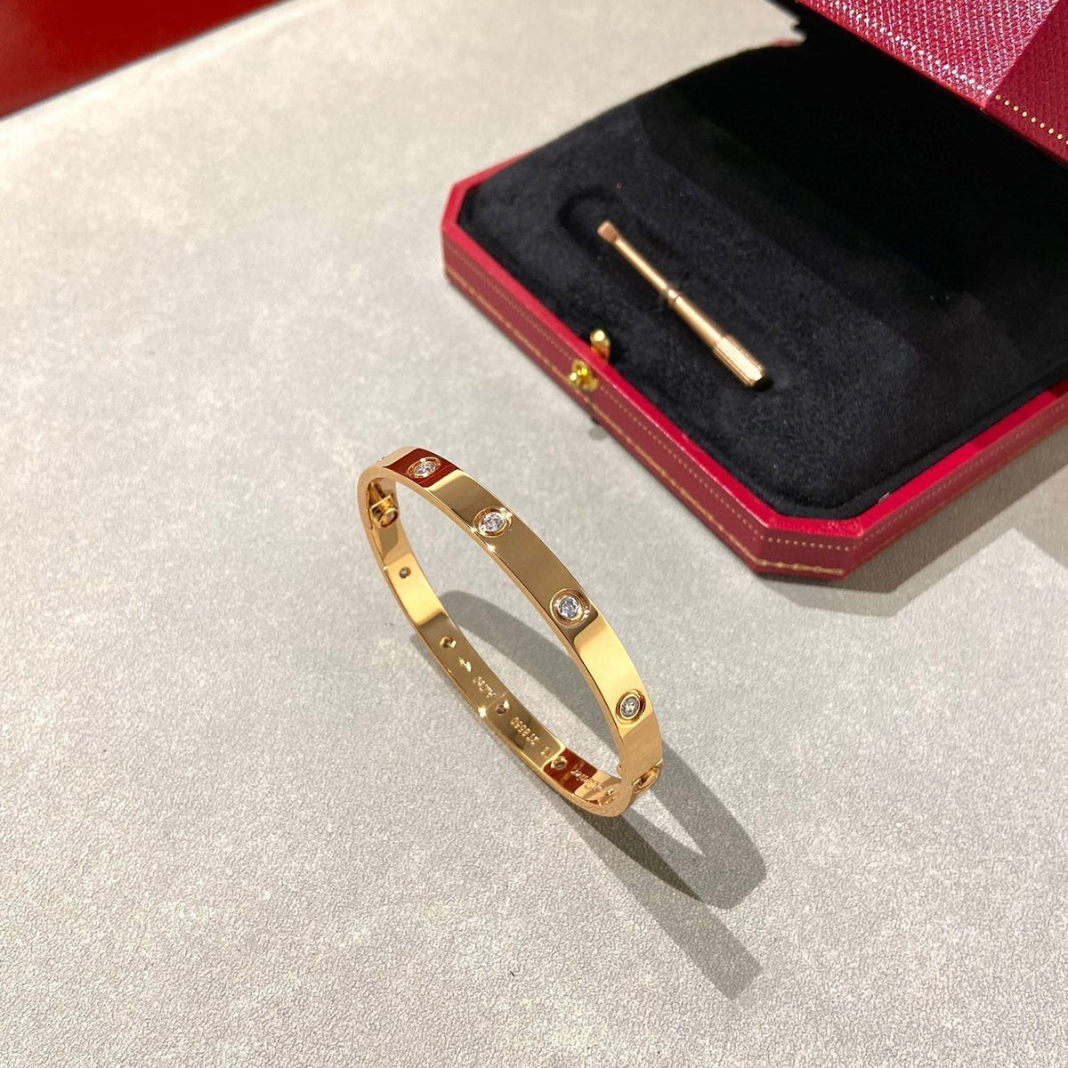 ¡®Aura Jewels¡¯LOVE BRACELET 6.1MM 10 DIAMONDS