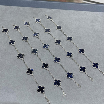 [Aura Jewels]New CLOVER 5 MOTIF PIETERSITE BRACELET COLLECTION