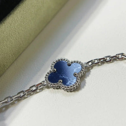 [Aura Jewels]New CLOVER 5 MOTIF PIETERSITE BRACELET COLLECTION