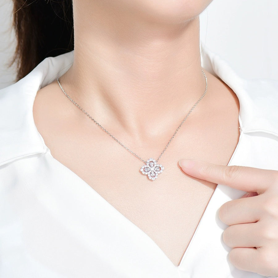 ¡®Aura Jewels¡¯LOOP NECKLACE FULL MOTIF DIAMOND 16MM MULTIPLE COLORS