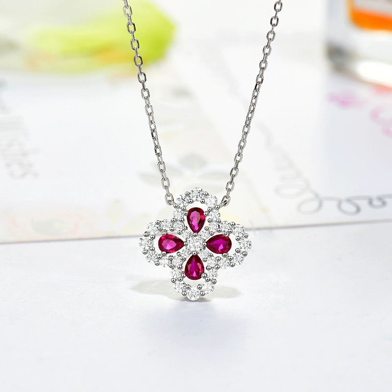 ¡®Aura Jewels¡¯LOOP NECKLACE FULL MOTIF DIAMOND 16MM MULTIPLE COLORS