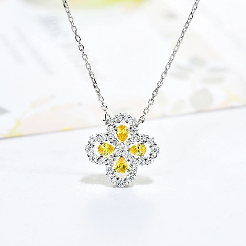¡®Aura Jewels¡¯LOOP NECKLACE FULL MOTIF DIAMOND 16MM MULTIPLE COLORS