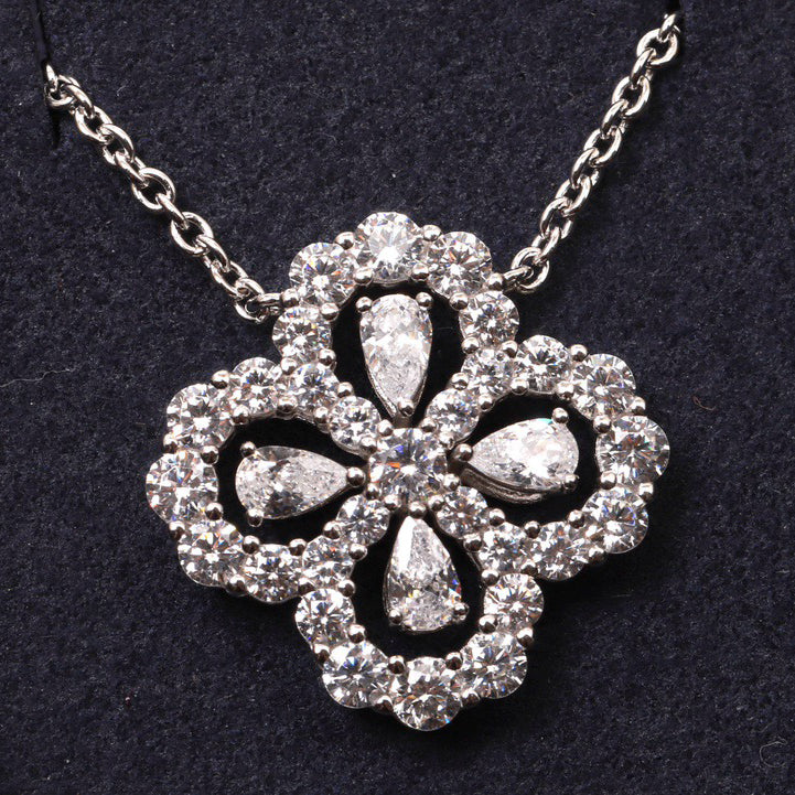 ¡®Aura Jewels¡¯LOOP NECKLACE FULL MOTIF DIAMOND 16MM MULTIPLE COLORS