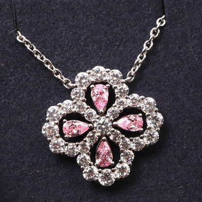 ¡®Aura Jewels¡¯LOOP NECKLACE FULL MOTIF DIAMOND 16MM MULTIPLE COLORS