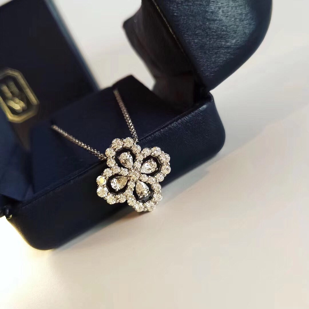 ¡®Aura Jewels¡¯LOOP NECKLACE FULL MOTIF DIAMOND 16MM MULTIPLE COLORS