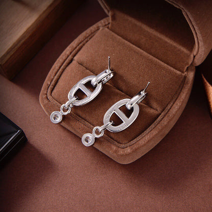 ¡®Aura Jewels¡¯HM CHAINE DIAMOND EARRINGS
