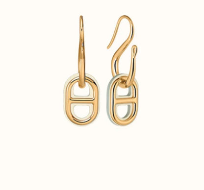 ¡®Aura Jewels¡¯HM O'MAILLON GOLD EARRINGS