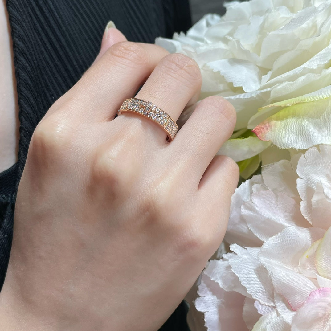 ¡®Aura Jewels¡¯KELLY PINK GOLD DIAMOND RING