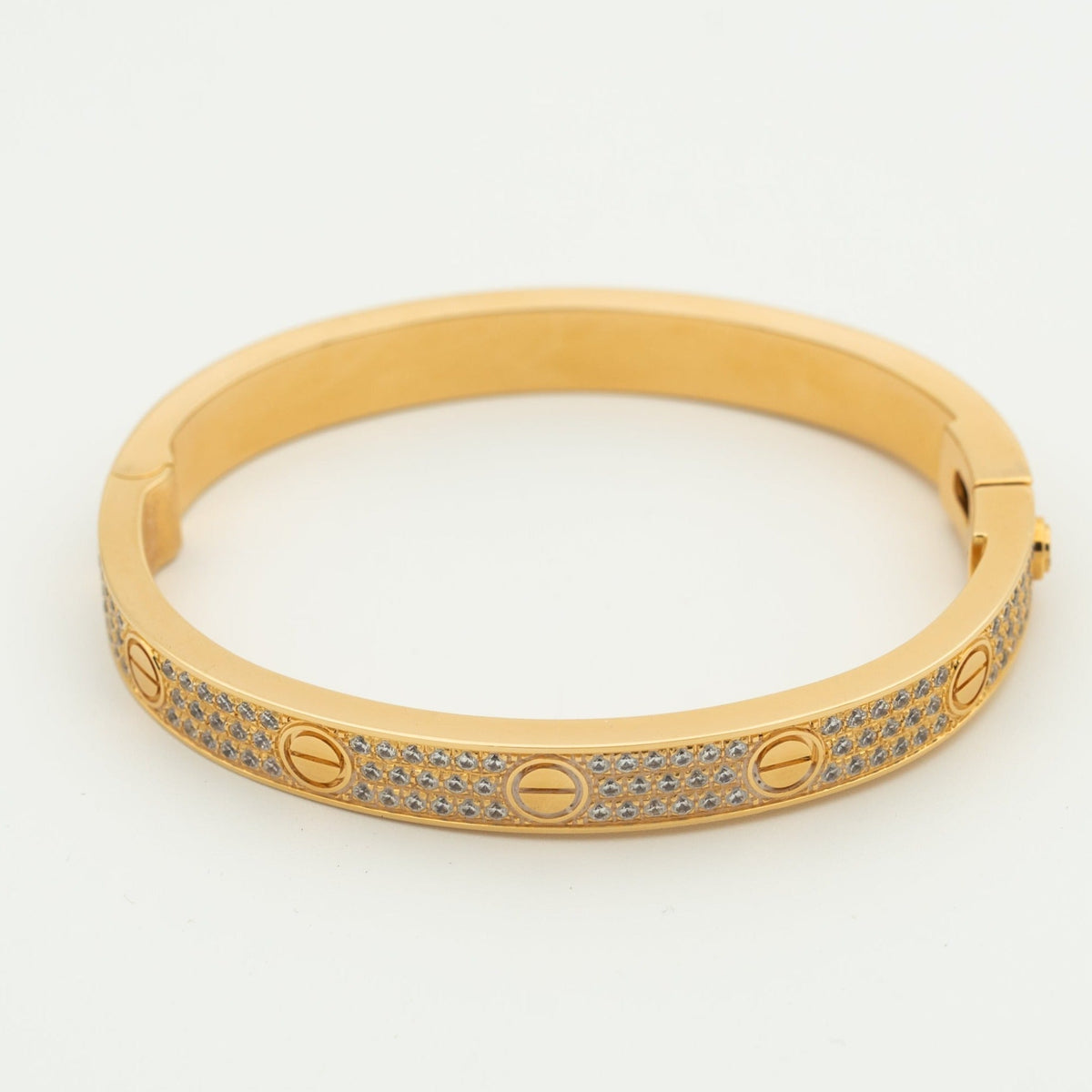¡®Aura Jewels¡¯LOVE BRACELET 6.1MM DIAMOND-PAVED