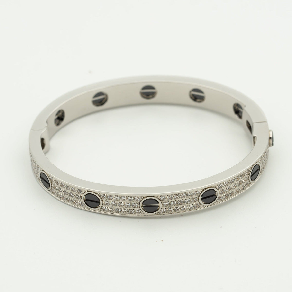 ¡®Aura Jewels¡¯LOVE BRACELET 6.1MM DIAMOND-PAVED CERAMIC