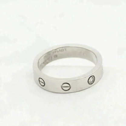 ¡®Aura Jewels¡¯LOVE RING 4MM 1 DIAMOND SILVER