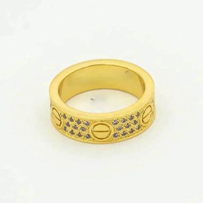 ¡®Aura Jewels¡¯LOVE RING 5.5MM DIAMONDS PAVED