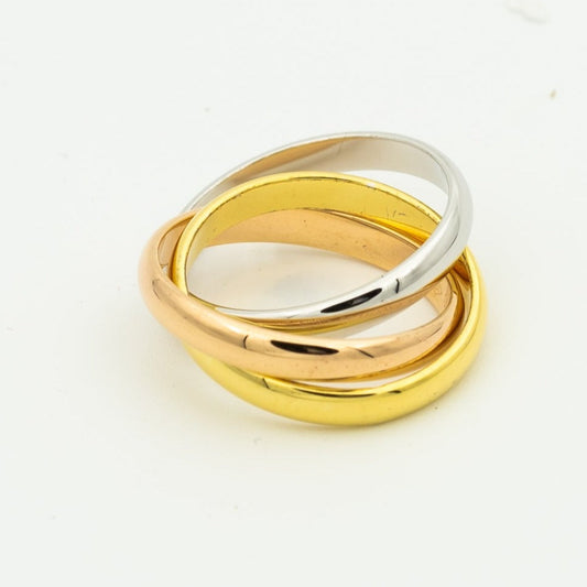 ¡®Aura Jewels¡¯TRINITY RING GOLD PINK GOLD SILVER