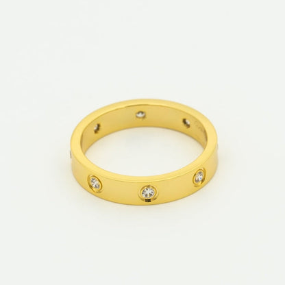 ¡®Aura Jewels¡¯LOVE RING 3.6MM 8 DIAMONDS