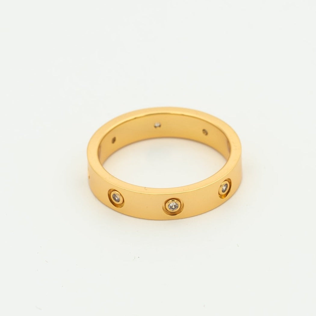 ¡®Aura Jewels¡¯LOVE RING 3.6MM 8 DIAMONDS