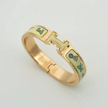 ¡®Aura Jewels¡¯H PINK GOLD BRACELET CREAM CERAMIC