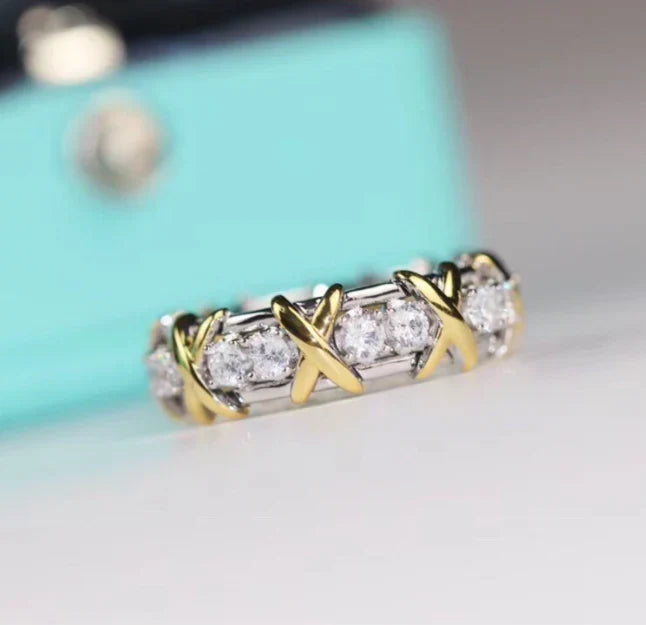 [Aura Jewels]Classic Gold Diamond Ring