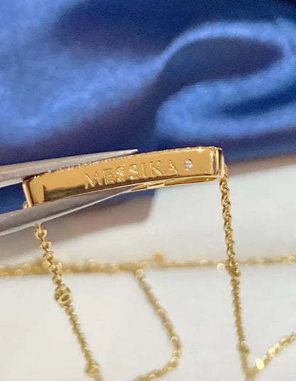 [Aura Jewels] MK MOVE FULL DIAMOND NECKLACE
