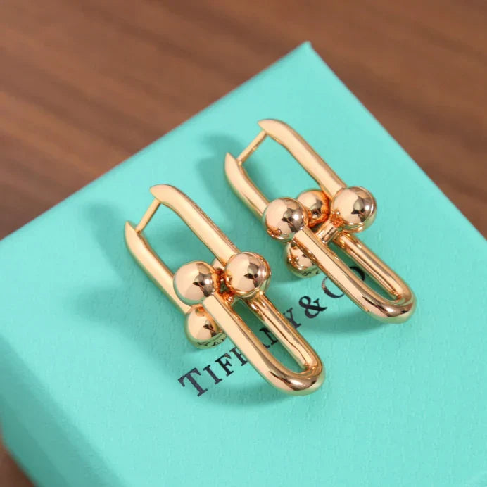 [Aura Jewels]TF HORSESHOE BUCKLE EARRINGS
