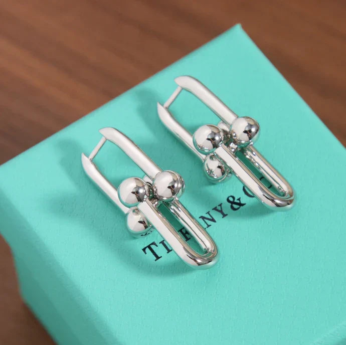 [Aura Jewels]TF HORSESHOE BUCKLE EARRINGS