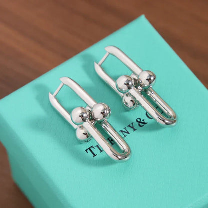 [Aura Jewels]TF HORSESHOE BUCKLE EARRINGS