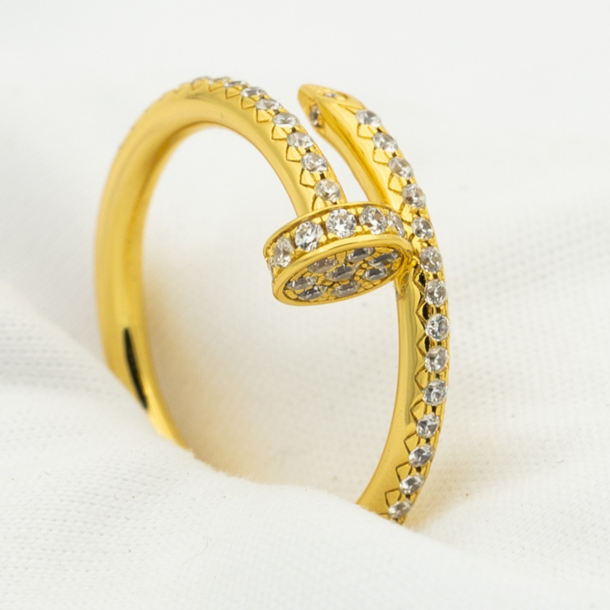 ¡®Aura Jewels¡¯JUSTE RING 1.8MM GOLD DIAMONDS