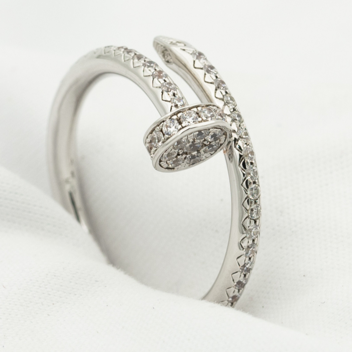 ¡®Aura Jewels¡¯JUSTE RING 1.8MM SILVER DIAMONDS
