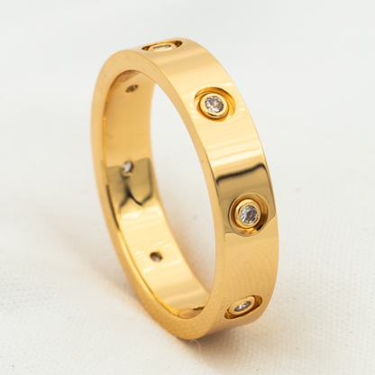 ¡®Aura Jewels¡¯LOVE RING 3.6MM 8 DIAMONDS
