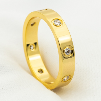¡®Aura Jewels¡¯LOVE RING 3.6MM 8 DIAMONDS