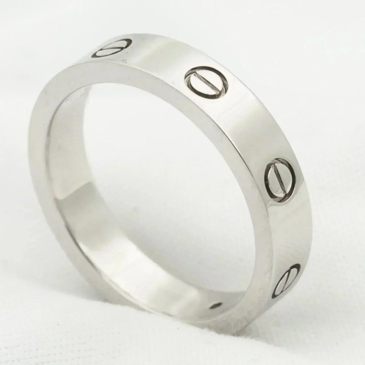 ¡®Aura Jewels¡¯LOVE RING 4MM 1 DIAMOND SILVER