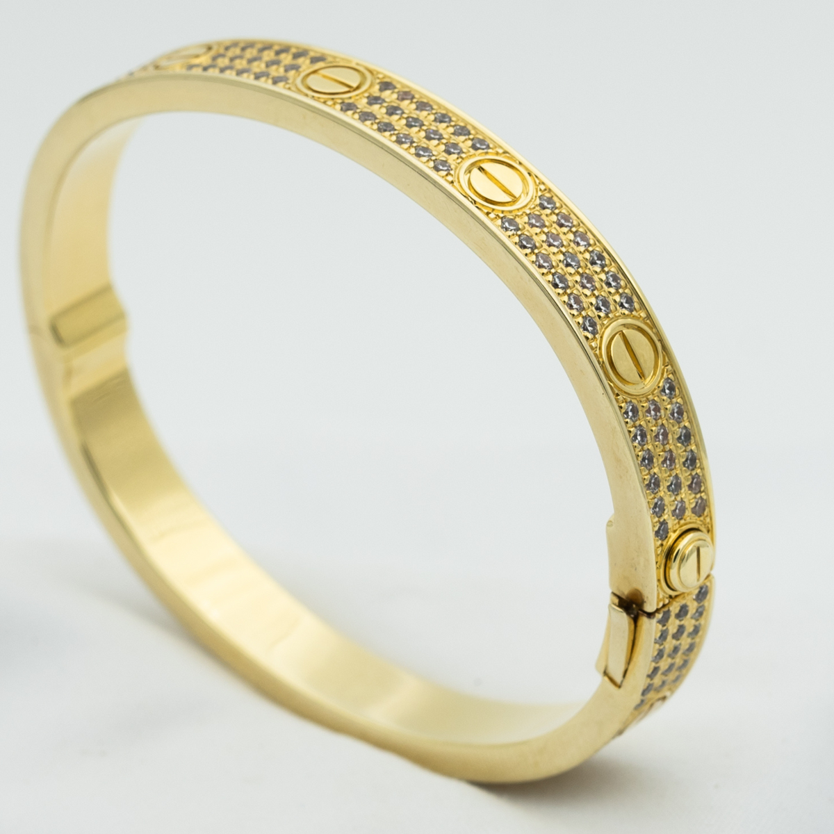 ¡®Aura Jewels¡¯LOVE BRACELET 6.1MM DIAMOND-PAVED