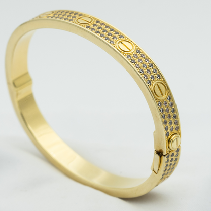 ¡®Aura Jewels¡¯LOVE BRACELET 6.1MM DIAMOND-PAVED