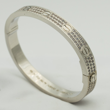 ¡®Aura Jewels¡¯LOVE BRACELET 6.1MM DIAMOND-PAVED