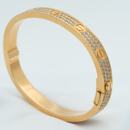 ¡®Aura Jewels¡¯LOVE BRACELET 6.1MM DIAMOND-PAVED