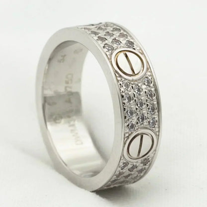 ¡®Aura Jewels¡¯LOVE RING 5.5MM DIAMONDS PAVED