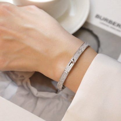 ¡®Aura Jewels¡¯KELLY BRACELET DIAMOND PAVED