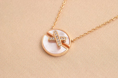 ¡®Aura Jewels¡¯JEUX DE ROSE GOLD DIAMOND NECKLACE