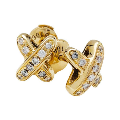 ¡®Aura Jewels¡¯JEUX DE GOLD DIAMOND EARRINGS