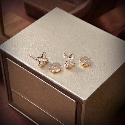 ¡®Aura Jewels¡¯JEUX DE GOLD DIAMOND EARRINGS