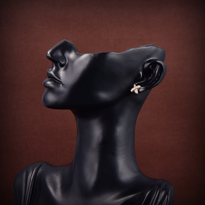 ¡®Aura Jewels¡¯JEUX DE GOLD DIAMOND EARRINGS