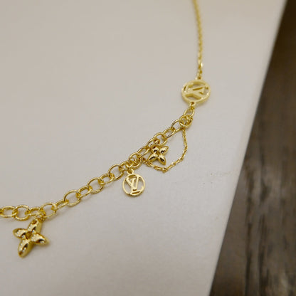 ¡®Aura Jewels¡¯BLOOMING SUPPLE NECKLACE BRASS