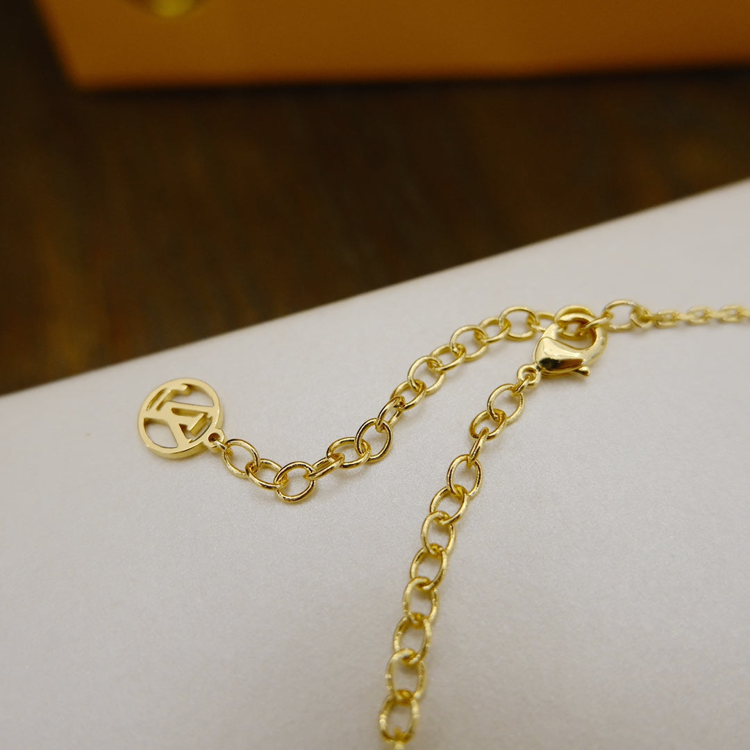 ¡®Aura Jewels¡¯BLOOMING SUPPLE NECKLACE BRASS