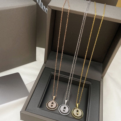[Aura Jewels]LUCKY MOVER PM PAVED NECKLACE