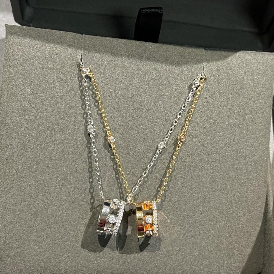 [Aura Jewels]CHAIN MOVE ROMANE PEDAND NECKLACE