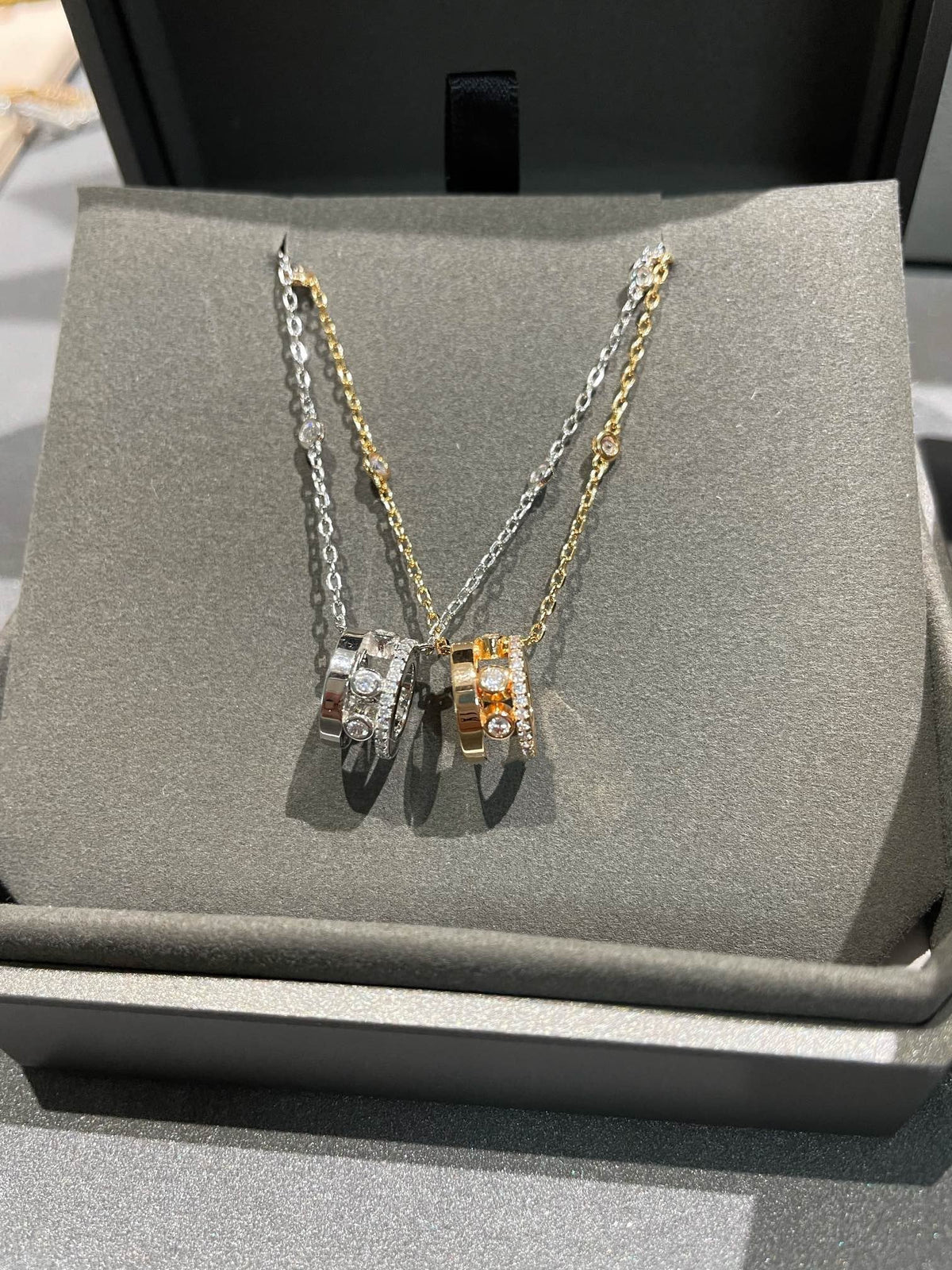 [Aura Jewels]CHAIN MOVE ROMANE PEDAND NECKLACE